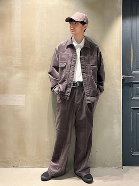 「アイテム（スラックス）」を使った、nr1218さん（メンズ・167cm・20代）の秋コーディネート