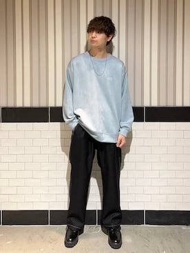 「アイテム（スウェット）」を使った、nr1218さん（メンズ・167cm・20代）の秋コーディネート