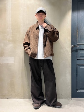 「RAGEBLUE（レイジブルー）のアイテム（パンツ）」を使った、nr1218さん（メンズ・167cm）の秋コーディネート