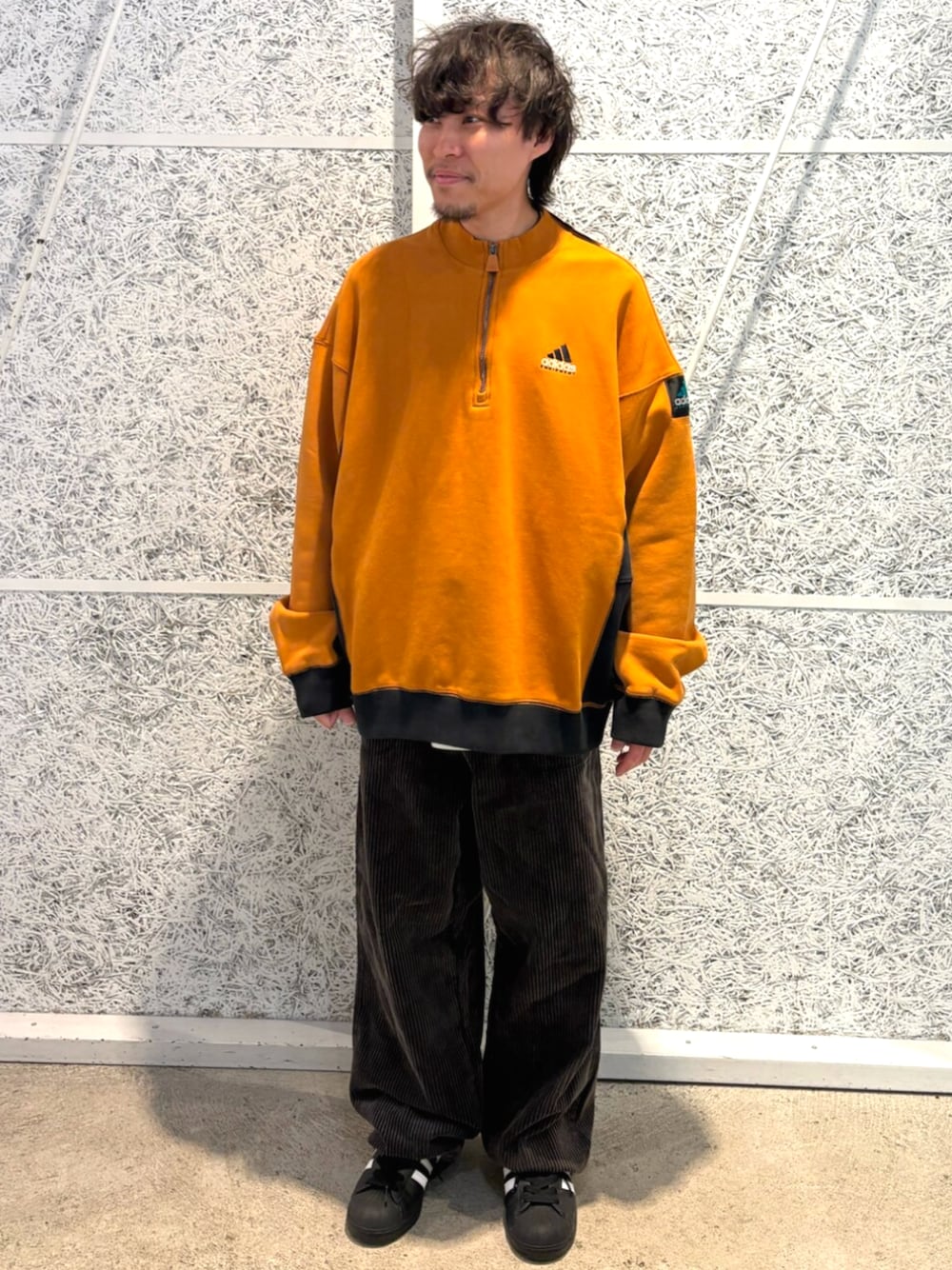 00s adidas ナイロンジャケット セットアップ 裾絞り ストリート 00s