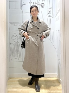 「アイテム（スカート）」を使った、タケさん（レディース・168cm・40代）の冬コーディネート