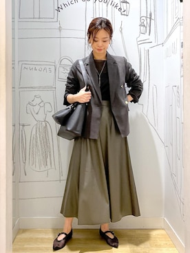 「アイテム（テーラードジャケット）」を使った、タケさん（レディース・168cm・40代）の秋コーディネート