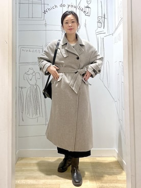 「アイテム（ジャケット/アウター）」を使った、タケさん（レディース・168cm・30代）の冬コーディネート