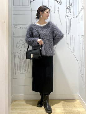 「アイテム（キーホルダー）」を使った、タケさん（レディース・168cm・40代）の冬コーディネート