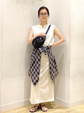 タケさん（レディース・168cm）の夏コーディネート