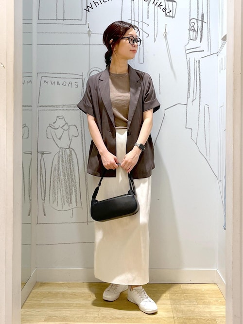 洗濯機OK】LEVITAゼロスリーブサマーニットプルオーバー（ニット