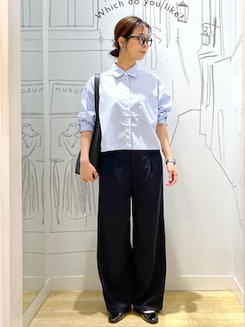 「アイテム（バレエシューズ）」を使った、タケさん（レディース・168cm・40代）の秋コーディネート