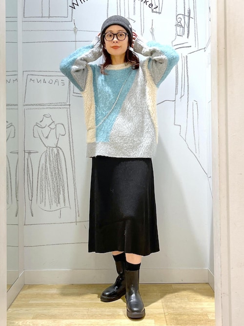 セール】ラメリブニットワンピース（ワンピース）｜ROPE' PICNIC（ロペ