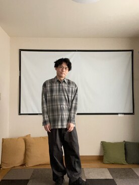「PUBLIC TOKYO（パブリックトウキョウ）のアイテム（シャツ/ブラウス）」を使った、ひこさん（メンズ・171cm）の春コーディネート