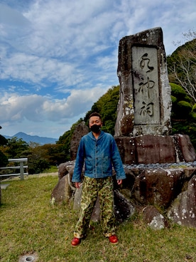 「VINTAGE（ヴィンテージ）のアイテム」を使った、usichan0225さん（メンズ・165cm）の秋コーディネート