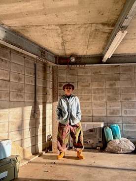 「アイテム（デニムジャケット）」を使った、usichan0225さん（メンズ・165cm）の秋コーディネート