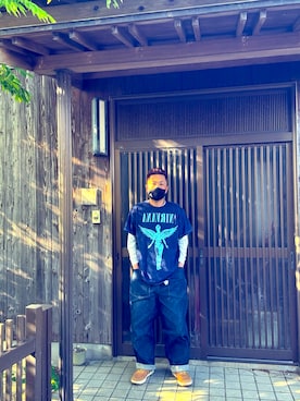 「東洋エンタープライズ（トーヨーエンタープライズ）のアイテム（パンツ）」を使った、usichan0225さん（メンズ・165cm）の春コーディネート