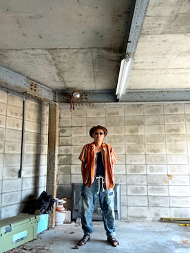 「アイテム（その他トップス）」を使った、usichan0225さん（メンズ・165cm）の秋コーディネート