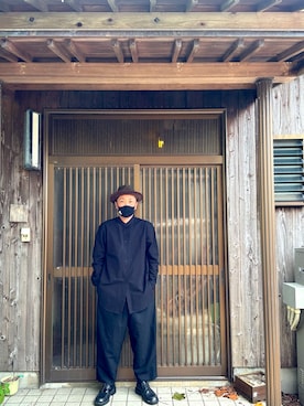 「Yohji Yamamoto（ヨウジヤマモト）のアイテム（パンツ）」を使った、usichan0225さん（メンズ・165cm）の夏コーディネート