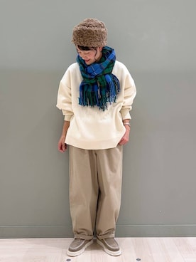 「アイテム（帽子）」を使った、ともちんさん（レディース・153cm・40代）の秋コーディネート