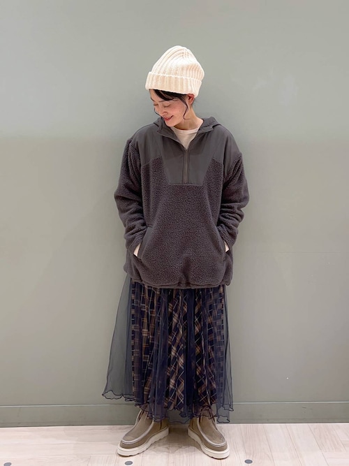 セール】【kazumiさんコラボ】撥水モカシンショートブーツ（ブーツ