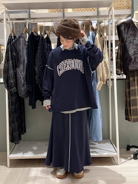 「アイテム（ニットキャップ/ビーニー）」を使った、ともちんさん（レディース・153cm・40代）の秋コーディネート