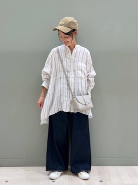「natural by clip_studio CLIP」｜「アイテム（キャップ）」を使った、ともちんさん（レディース・153cm）の夏コーディネート