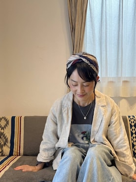 「アイテム（テーラードジャケット、その他）」を使った、ともちんさん（レディース・153cm）の秋コーディネート