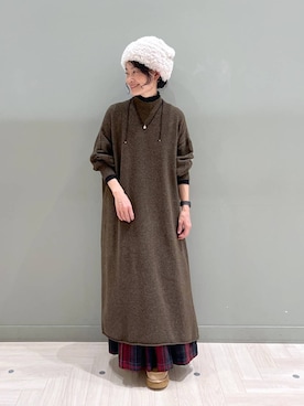 「アイテム（チョーカー）」を使った、ともちんさん（レディース・153cm・40代）の秋コーディネート