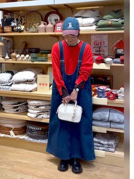 「アイテム（ワンピース）」を使った、ともちんさん（レディース・153cm・40代）の秋コーディネート