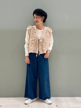「アイテム（帽子）」を使った、ともちんさん（レディース・153cm・40代）の秋コーディネート