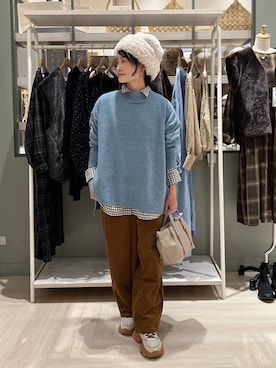 「アイテム（パンツ）」を使った、ともちんさん（レディース・153cm・40代）の秋コーディネート