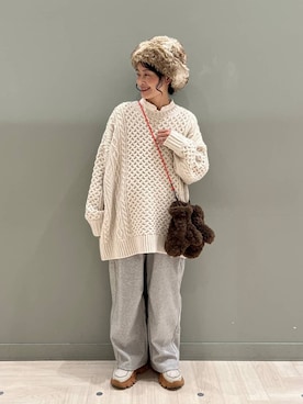 「リラックス」｜ともちんさん（レディース・153cm）の冬コーディネート