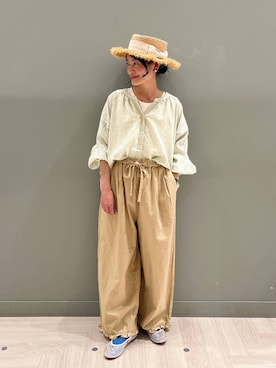 「studio CLIP（スタディオクリップ）のアイテム」を使った、ともちんさん（レディース・153cm）の春コーディネート