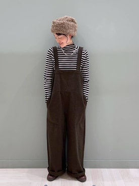 「アイテム（帽子）」を使った、ともちんさん（レディース・153cm・40代）の冬コーディネート