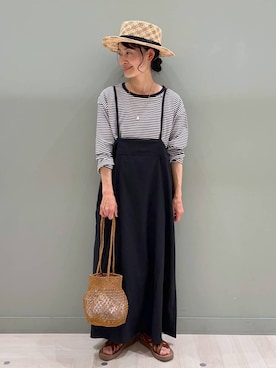 「アイテム（ワンピース/ドレス）」を使った、ともちんさん（レディース・153cm・40代）の春コーディネート