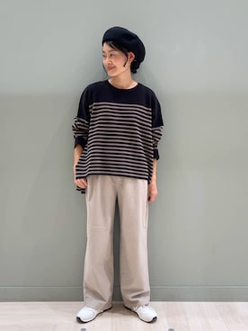 「アイテム（帽子）」を使った、ともちんさん（レディース・153cm・40代）の秋コーディネート