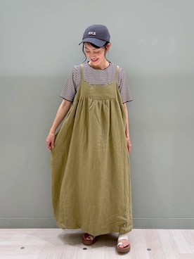 「アイテム（ワンピース/ドレス）」を使った、ともちんさん（レディース・153cm・40代）の夏コーディネート