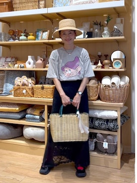 「アイテム（スカート）」を使った、ともちんさん（レディース・153cm・40代）の夏コーディネート