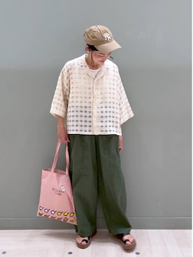 「新作」｜「アイテム（パンツ）」を使った、ともちんさん（レディース・153cm）の春コーディネート
