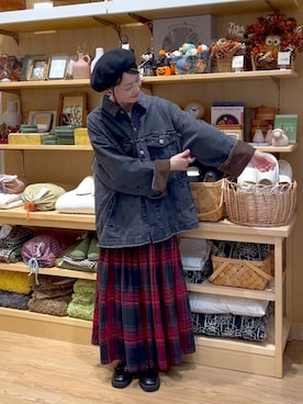 「アイテム（ローファー）」を使った、ともちんさん（レディース・153cm・40代）の秋コーディネート
