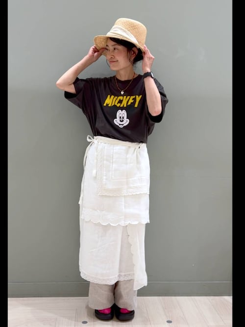 natural by clipカットワークレーススカート natural by clip》カットワークレース巻きスカート（スカート