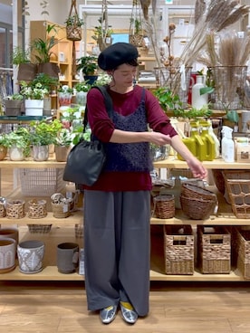 「アイテム（パンプス）」を使った、ともちんさん（レディース・153cm・40代）の秋コーディネート