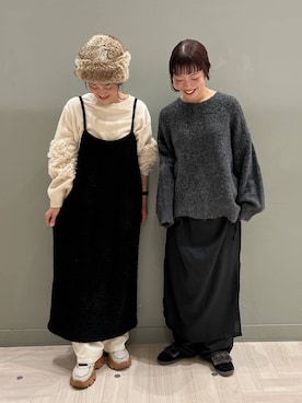 「アイテム（モカシン/デッキシューズ）」を使った、ともちんさん（レディース・153cm・40代）の秋コーディネート