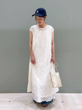 「アイテム（ワンピース/ドレス）」を使った、ともちんさん（レディース・153cm・40代）の夏コーディネート