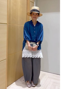 ともちんさん(レディース・153cm)の夏コーディネート