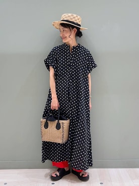 「アイテム（ワンピース/ドレス）」を使った、ともちんさん（レディース・153cm・40代）の夏コーディネート