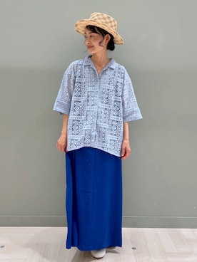「アイテム（ワンピース/ドレス）」を使った、ともちんさん（レディース・153cm・40代）の春コーディネート
