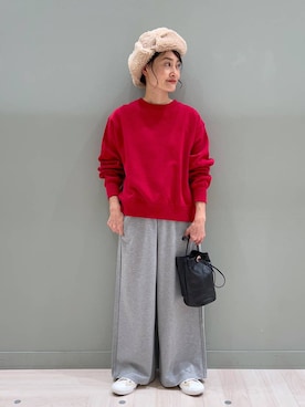 「アイテム（帽子）」を使った、ともちんさん（レディース・153cm・40代）の秋コーディネート