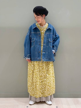 「アイテム（ワンピース/ドレス）」を使った、ともちんさん（レディース・153cm・40代）の春コーディネート