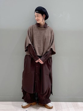「studio CLIP（スタディオクリップ）のアイテム」を使った、ともちんさん（レディース・153cm）の秋コーディネート