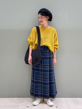 「アイテム（帽子）」を使った、ともちんさん（レディース・153cm・40代）の秋コーディネート