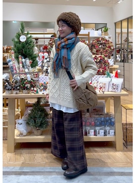 「studio CLIP（スタディオクリップ）のアイテム」を使った、ともちんさん（レディース・153cm）の秋コーディネート