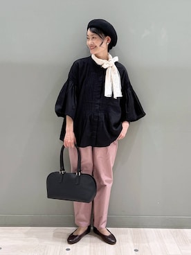 「studio CLIP（スタディオクリップ）のアイテム（パンツ）」を使った、ともちんさん（レディース・153cm）の春コーディネート