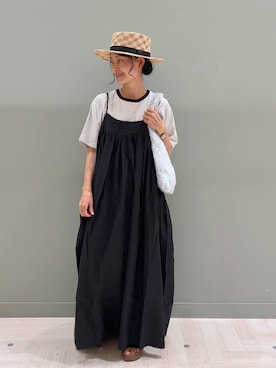 「アイテム（ワンピース/ドレス）」を使った、ともちんさん（レディース・153cm・40代）の夏コーディネート
